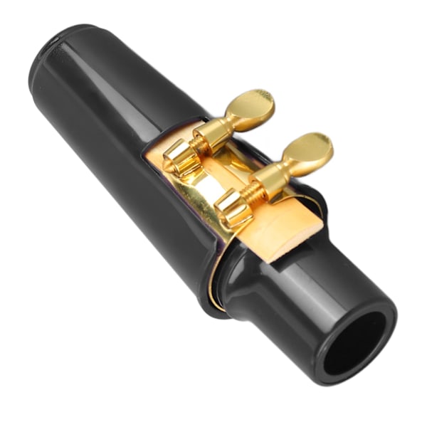 Altsaxofon Munstycke Kit Sax Cover Ligature Reed Instrument Tillbehör för ersättning Svart