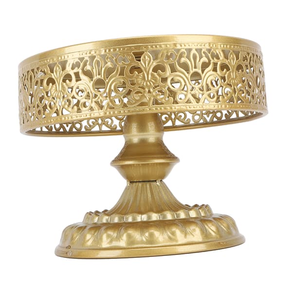 Dessertstativ Gullfarget Kakeholder Blondedesign Enkel Montering Rundt Godbitdisplay for Selskap S