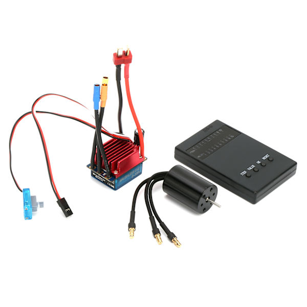 2435 4500KV RC børsteløs motor S35A børsteløs ESC programmeringskortsæt til 1/16 1/18 RC bil