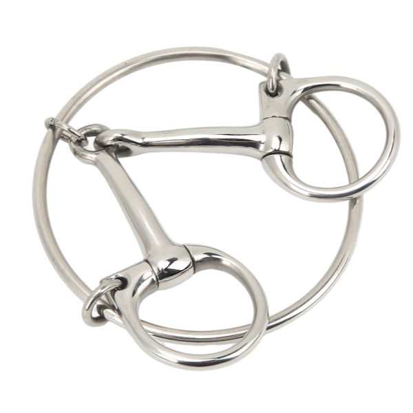 125 mm rostfritt stål häst mun bit 5 tum häst bits utomhus träning Lös ring
