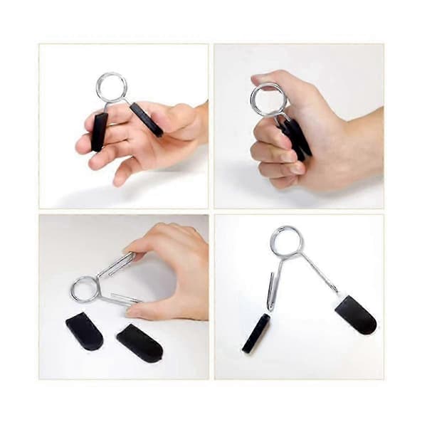 10-pack Dumbbell Clamps Compatible with Standard Dumbbells, Spring Lock Collars Compatible with Training, Strength Training