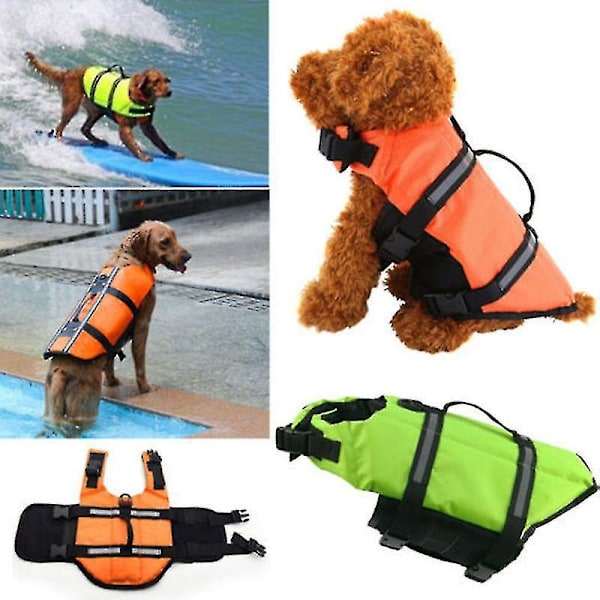 Justerbar Refleksvest for Hund - Grønn