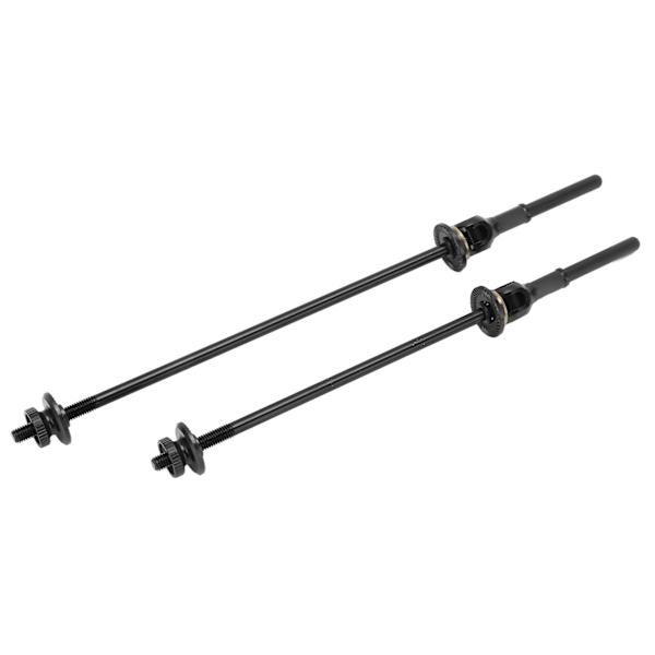 RISK 1 Par MTB Cykelnav Snabbkopplingsstavar Cykel Titanium Legering Axelspett Spak Svart