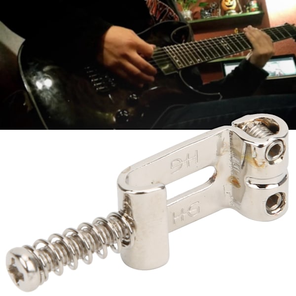 GAQ06 6 stk elektrisk gitarrsadel Kobber sinklegering sadel med rulledeler elektrisk gitar