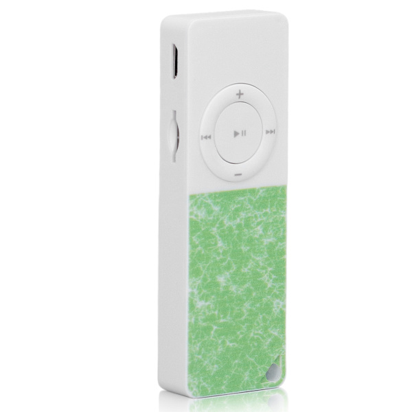 MP3-afspiller Slim klassisk multifunktions HiFi tabfrit lyd Musikspiller understøtter op til 64 GB grøn