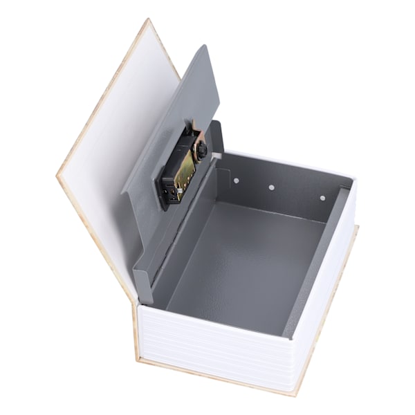 Innovativ Mini Bog Safe Simuleringsordbog i Rustfrit Stål Sikker Opbevaring til Hjemmekontor