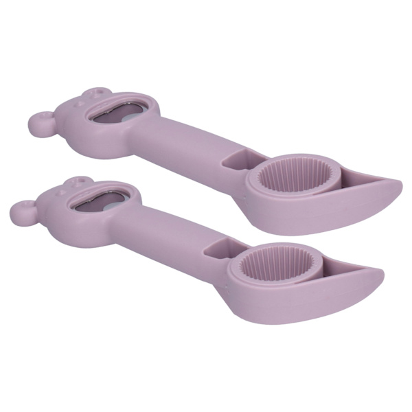 2st 4-i-1 burköppnare Universal Portable Manual Dryckesflasköppnare Lila