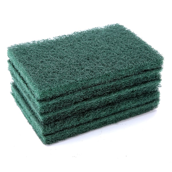 5 st/set Scourer Scouring Pad Industrial Scourer Abrasive Finishing Pads (grön grov)