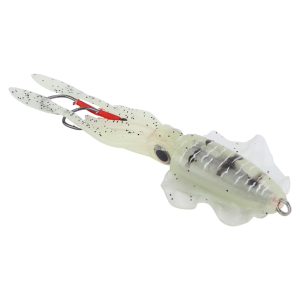 Bläckfiskfiskedrag för havsfiske Simulering Järnkrok Octopus Lure Simuleringsbete (Nattljusande)