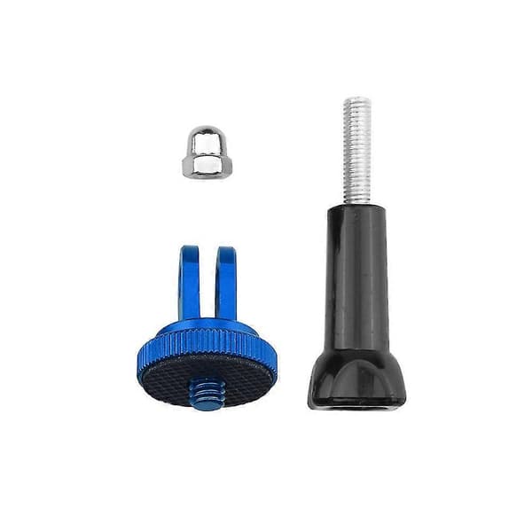 For Insta360 One X2/x panoramakamerapadapterkonverteringshode + lang skrue Blue