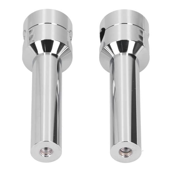 Runde styrefeste Clamp Risers Adapter Universal Kompatibel med 22 mm motorsykkelstang Diameter Krom