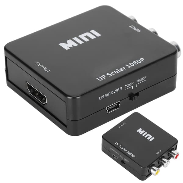 AV til HDMI High Definition Converter Adapter Kompatibel med RCA til HDMI-udstyr