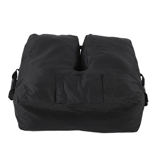 Square Paraply Base Weight Bag Stabil Paraply Base Väskor Vikt med sidoöppning för utomhusparaply