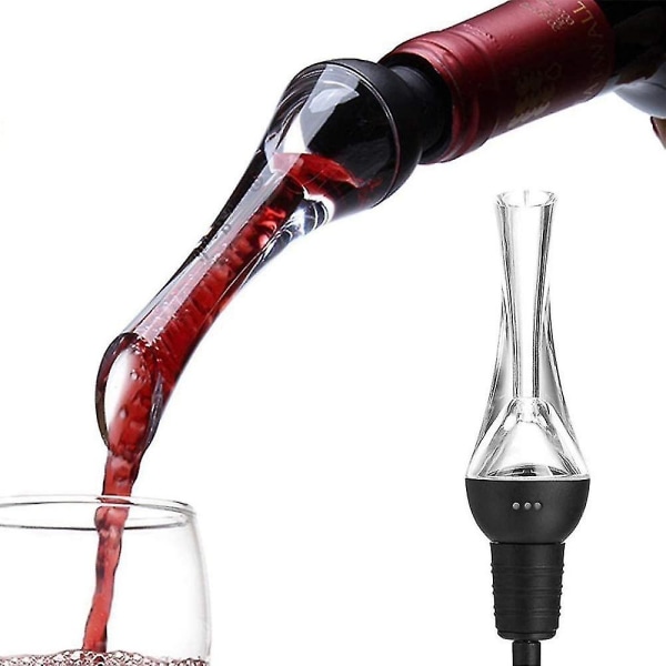 Viinin ilmastimen kaatolaite – korkealuokkainen ilmastava kaatokone ja karahvin juoksuputki