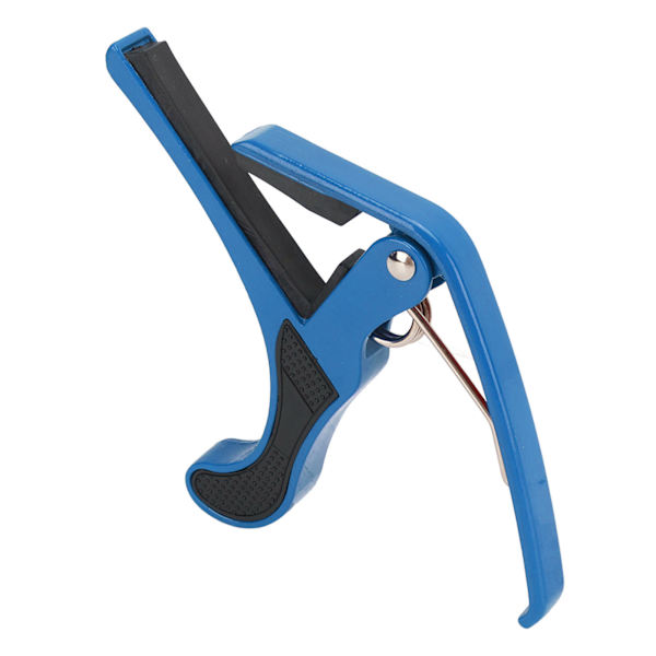 Gitarr Capo Alloy Quick Release Elgitarr Capo Set med 2 ST Guitar Picks för Banjo Mandolin Blue