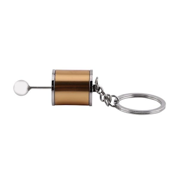 Gear Shifter Model Nøglering Autodelformede Legering Nøgleringe (Guld)