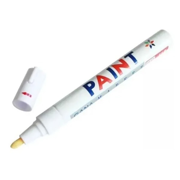 12 st Graffiti Markers Blandade Färger Färgäkta Vattentäta Snabbtorkande Färgmarkörer för Glas Trä Metall