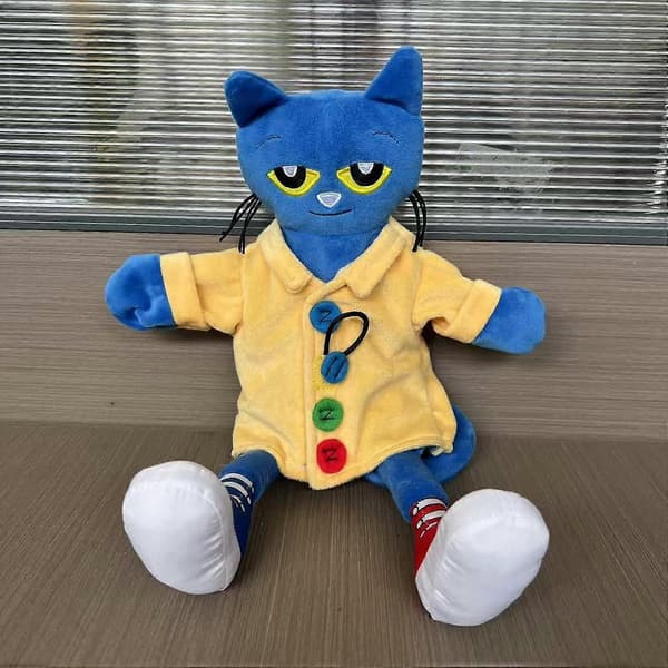 Pete The Cat Plushies Gosedjur Docka Barnpresenter _b Hand puppet