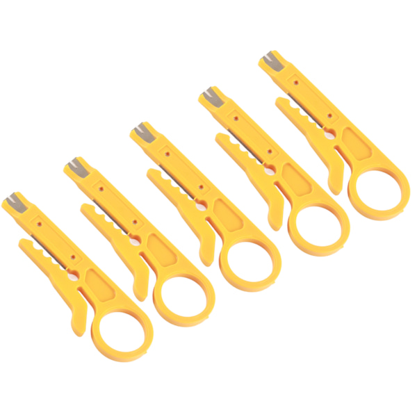 5 stk Mini Wire Stripper Bærbar Holdbar Nettverks Wire Stripper for CAT5 CAT5e CAT6 Datakabel 3D-skriver PTFE Tube