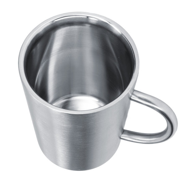 350ml dobbeltlags termisk kaffekop i rustfrit stål, ølkop, vandkop til husholdning