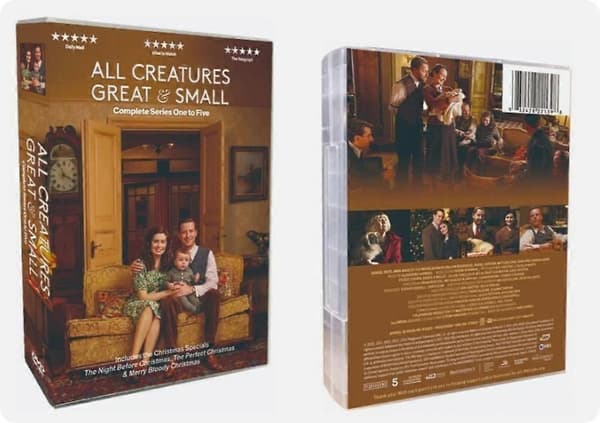 Ny boks sæt All Creatures Great and Small Sæson 1-5 DVD 10-disc engelsk version