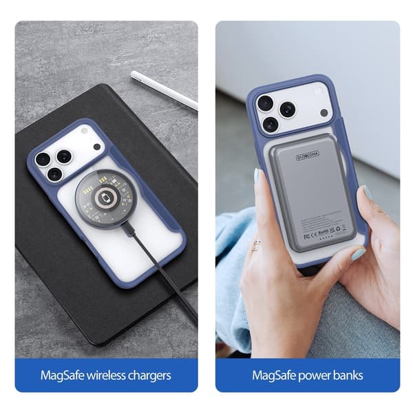 DUX DUCIS Kompatibel med iPhone 17 Pro Skin X Pro Wallet - Blå Blå blue