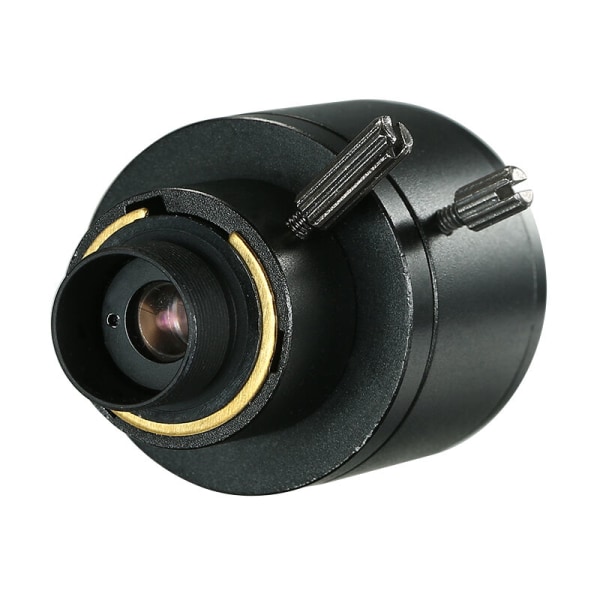 M12 HD 2.8-12mm 3 Megapixel F1.4 Manuell fokus Zoom CCTV Varifocal MTV IR fast irislins för CCTV-säkerhetskamera (utan IR-filter), modell: svart