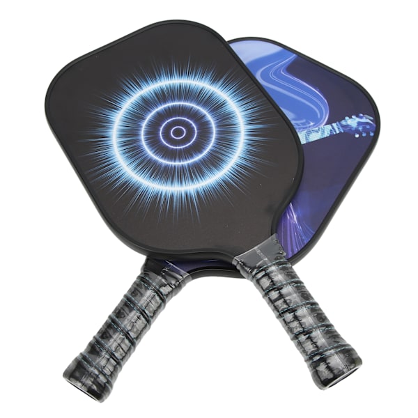 Pickleball Racket Set för inomhus och utomhus - Pickleball Paddle i glasfiber med PP-kärna och 4 bollar för träning