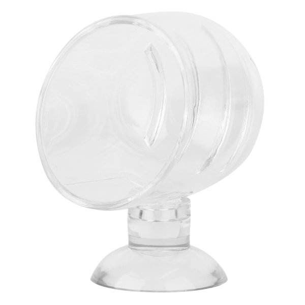 Transparent Akvarium Rød Orm Foder Sugkop Fisk Foderkop Beholder Akryl Crack Cup