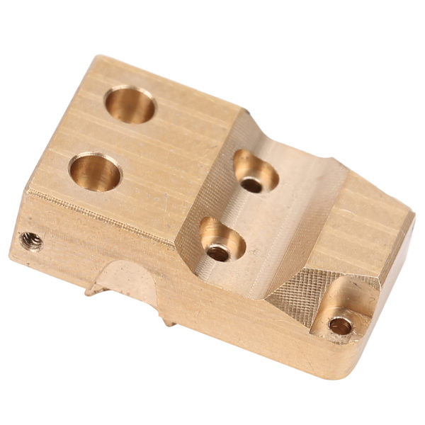 Messing Diff Akseldæksel Modvægt med Beskyttelsesplade Passer til Axial SCX24 AXI00002 90081 1/24 RC Bil