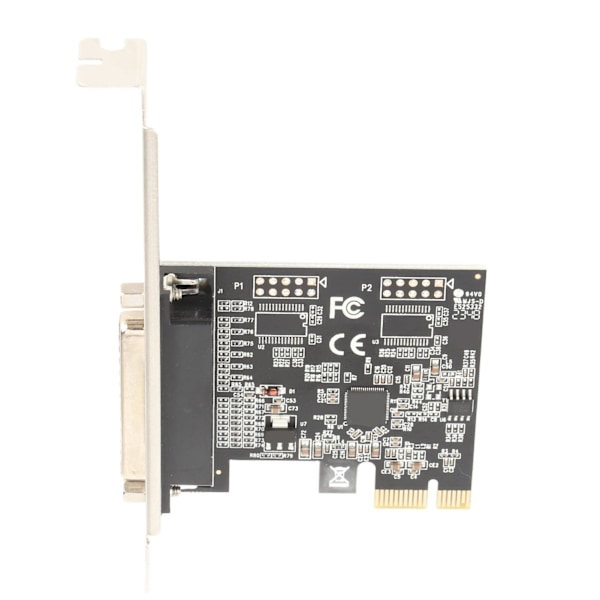 PCIE Udvidelseskort PCI Express 1X IEEE 1284 DB25 Parallell Port Printer Port Bredt Anvendelsesområde Adapterkort