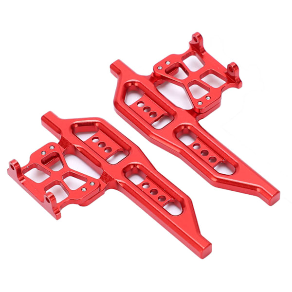 2kpl RC sivupolkimet alumiiniseosta Korvaa osat Axial SCX24 90081 C10 1/24 RC-autoihin Punainen