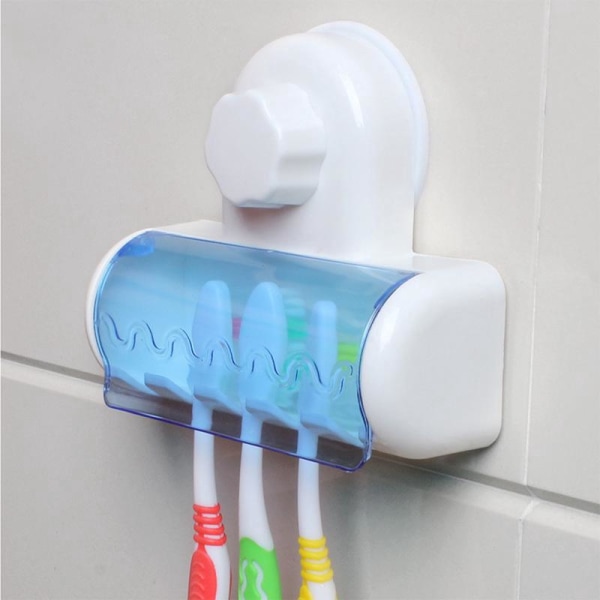 2 Sugkopp Creative tandborsthållare Hängande hushållstandborsthållare