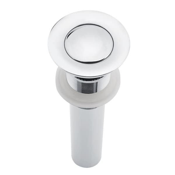 【NX】G1-1/4\" Mässing Badrum Handfat Pop Up Avloppsmontering med Överflöd (Silverkrom)