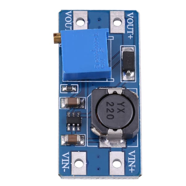 DCDC Spændingstrin Op Justerbar Boost Converter Strømforsyningsmodul 2A