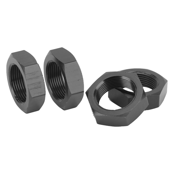 4 kpl 24 mm kuusiokolopyöränmutter Alumiiniseos Kestävä 24 mm kuusiokolopyöränmutter ARRMA 1/5 Outcast Kraton 8s Musta