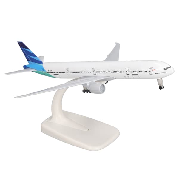 Metallflygplansmodell Legering Simulerad Exakt Skala Stabil Bas Heminredning Flygplansmodell B777