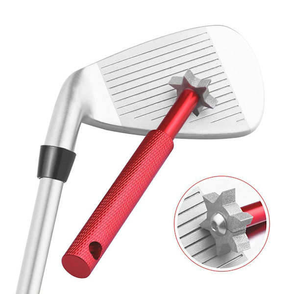 Golfsliber med 6 hoveder Club Sharpener Re Sporværktøj og rengøringsmiddel