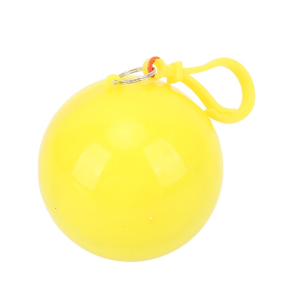 Engångs Regnponcho PVC Regnkläder Regnskydd med Boll för Nödsituationer Bergsklättring Resor