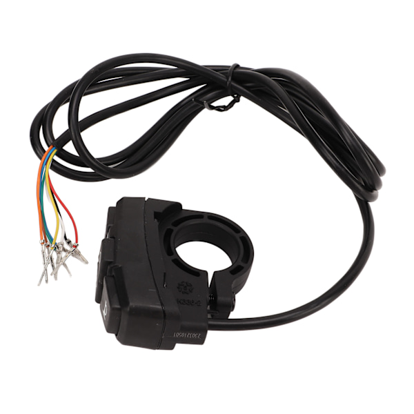 36V 48V Elcykel Lys Horn Switch IP54 Vandtæt Kontrol Switch til 22,2 mm Styr Motorcykler Elcykler Scootere