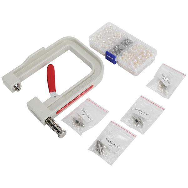 Pearl Setting Hand Press Machine Kit DIY Kläder Hatt Skor Dekoration Handgjorda tillbehör