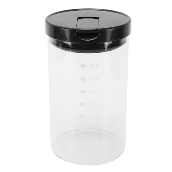 Lasipurkki kannella Scale Line Ruokasäilytysastia keittiöön Kotitaloudelle kuiva-aineille 800ml