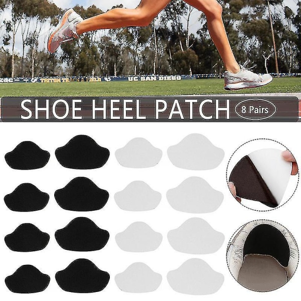 Heel Repair Patch Itsekiinnittyvä monikäyttöinen kengänreikäpehmuste lenkkiurheiluun