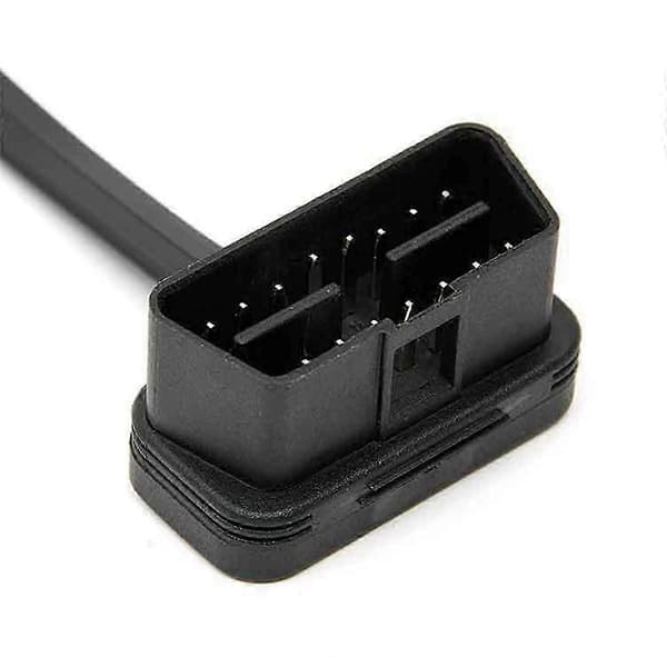 OBD2 Male to Female Right Angle Diagnostic Compatible Extension Cable 60CM with Switch OBD Switch Cable Diagnostic Tool-Yvan