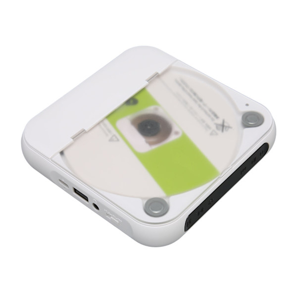 Kannettava Bluetooth-CD-soitin Latautuva LCD-näyttö Tukee USB AUX CD-musiikkisoitinta Kuulokkeilla Automatkoille
