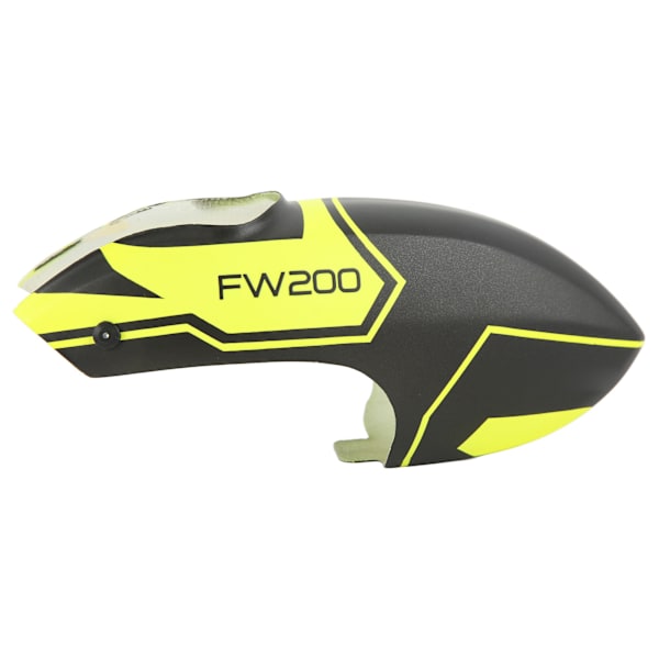 RC Helikopter Head Cover Canopy Shell för Fly Wing FW200 Fjärrkontroll Helikopter Gul