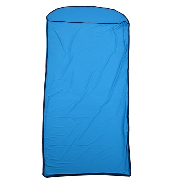 Soveposeinnlegg Ultralett Multifunksjonell Elastisk Sovepose Innlegg for Utendørs Camping Blå