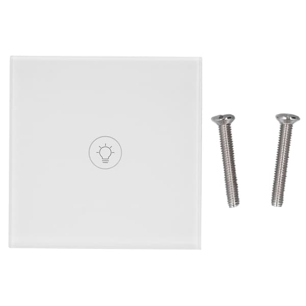 Smart Light Switch Trådlös fjärrkontroll Pekskärm Panel Timing Funktion Vägg Touch Light Switch Kompatibel med vardagsrum