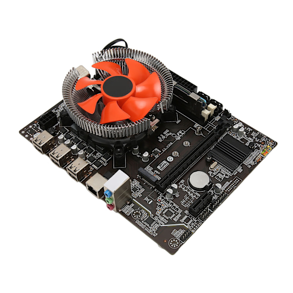 X79 Moderkort Set E5 2420 CPU 8G DDR3 6 kärnor 12 trådar Moderkort CPU Combo med Fläkt Dual Indicator Light för PC