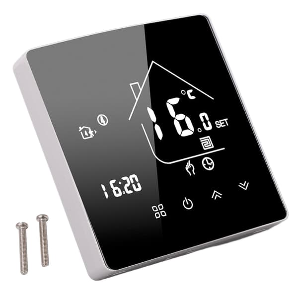 WiFi Smart Termostat 7 dages programmerbar termostat med APP Stemmestyring Touchskærm 95‑240V